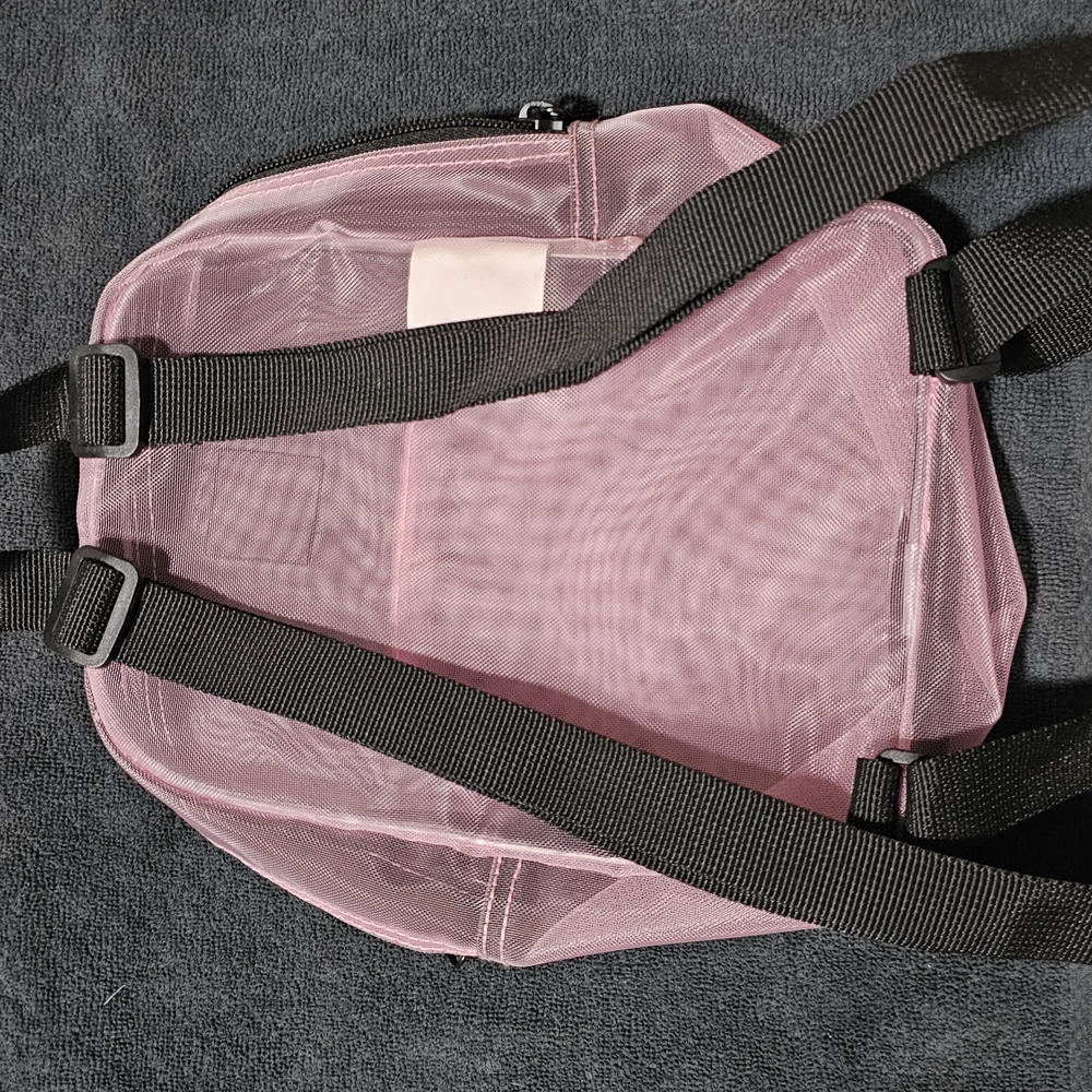 Pink Mesh Backpack - Picture 2 of 2